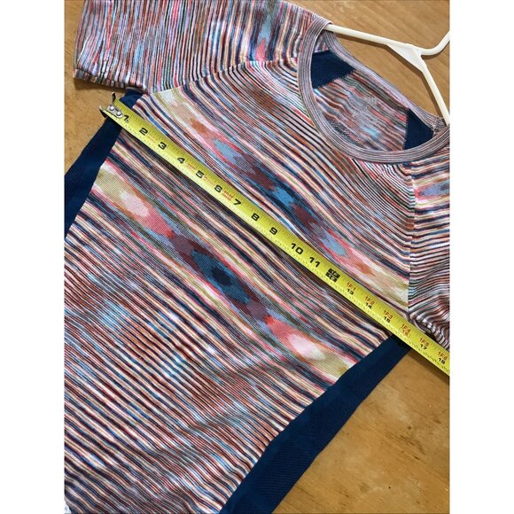 ADIDAS x MISSONI Multi-Colored PRIMEKNIT CRU RUNNING Tee T-Shirt Men’s Sz S - Picture 5 of 7